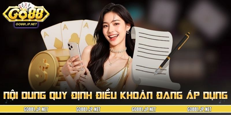Nội dung quy định điều kiện điều khoản đang áp dụng